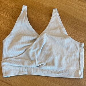 Kindred Bravely Ribbed Bralette Nursing Maternity Bra Busty Large